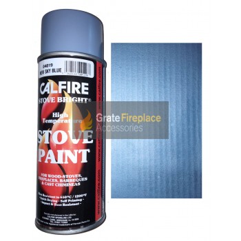 Calfire Metallic Blue Aerosol Stove Paint